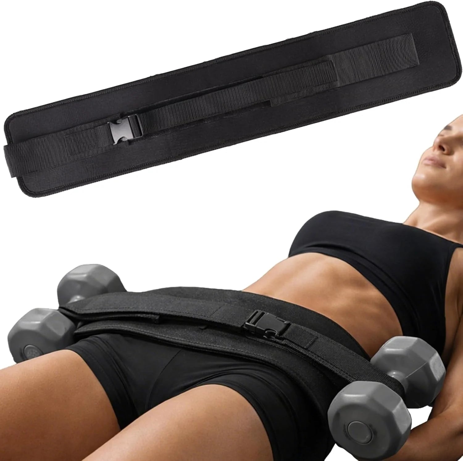 Elevate Your Glute Workouts with Our Adjustable Hip Thrust Belt - Comfortable, Slip-Resistant Design for Ultimate Stability and Support!