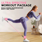 Ankle Resistance Bands with Cuffs, Ankle Bands for Working Out, Resistance Bands for Leg Butt Training Gym Equipment for Kickbacks Hip Gluteus Training Exercises, Ankle Strap with Exercise Bands