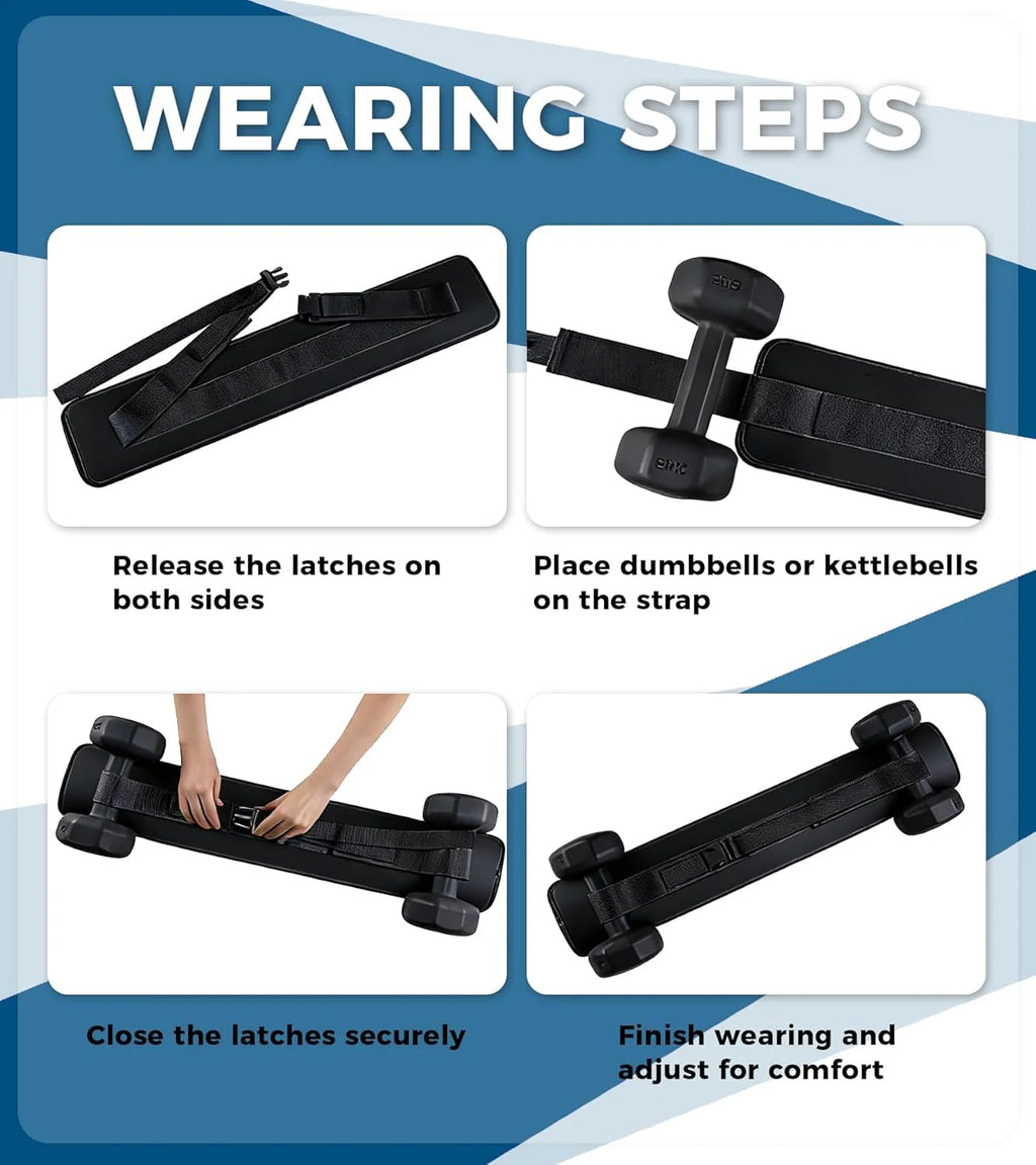 Elevate Your Glute Workouts with Our Adjustable Hip Thrust Belt - Comfortable, Slip-Resistant Design for Ultimate Stability and Support!